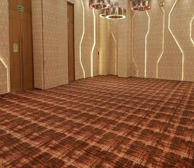 Carpet tiles at the Novotel, Chennai by Welspun Flooring